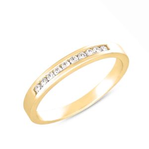 Diamond Channel Set Band