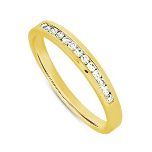Yellow Gold Diamond Band