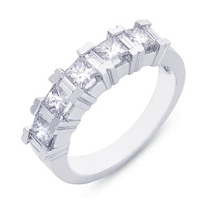 White Gold Diamond Band