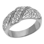 White Gold Pave Ring