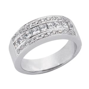 White Gold Diamond Band
