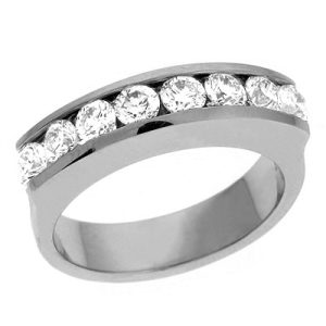 White Gold Diamond Band