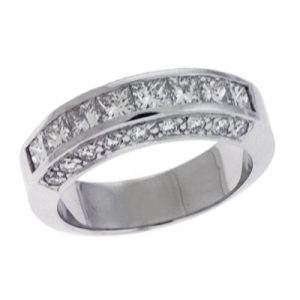 White Gold Diamond Band