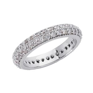 White Gold Eternity Band