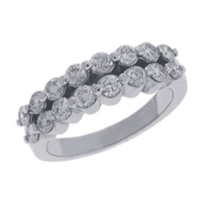 White Gold Diamond Band