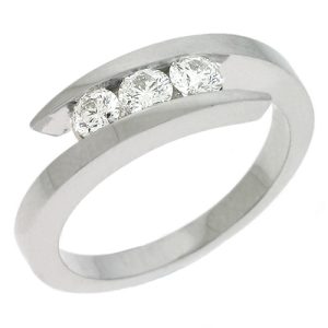 White Gold Diamond Band
