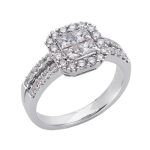 White Gold Diamond Ring