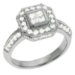 White Gold Diamond Ring