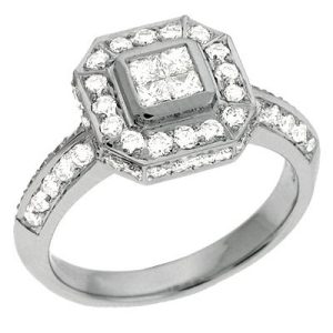 White Gold Diamond Ring