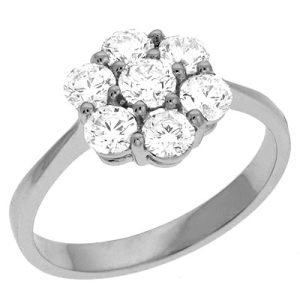 White Gold Diamond Ring