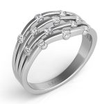 White Gold Diamond Fashion Ring