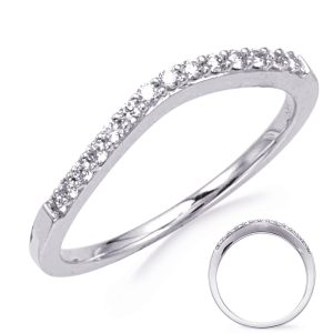 White Gold Matching Band