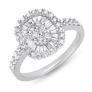 White Gold Diamond Ring