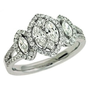 White Gold Diamond Ring