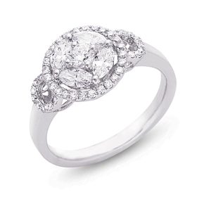 White Gold Diamond Ring