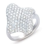 White Gold Diamond M.pave Ring