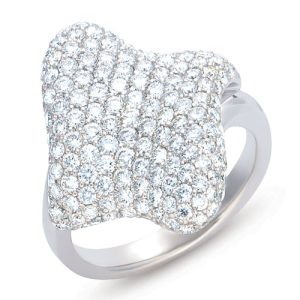 White Gold Diamond M.pave Ring