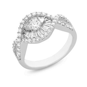 White Gold Diamond Ring