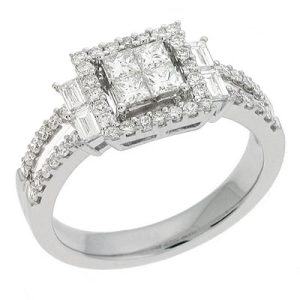 White Gold Diamond Ring