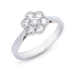 White Gold Diamond Ring