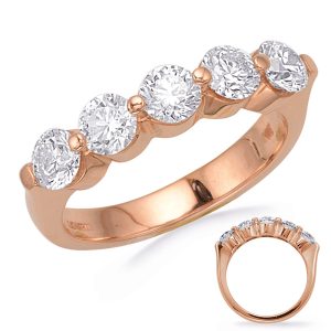 Rose Gold Diamond Band
