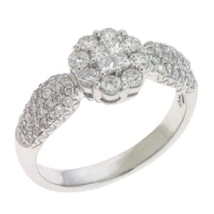 White Gold Diamond Ring