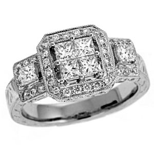 White Gold Diamond Ring