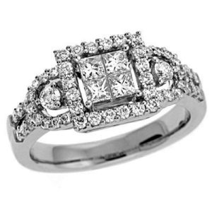 White Gold Diamond Ring