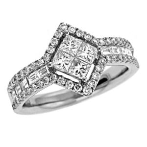 White Gold Diamond Ring