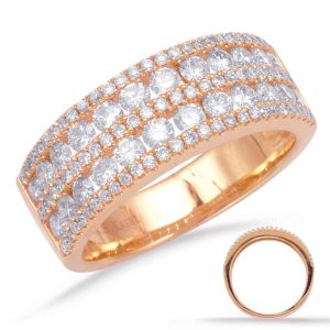 Rose Gold Diamond Band