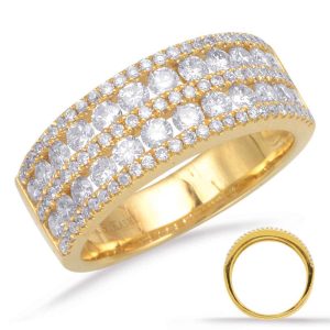 Yellow Gold Diamond Band