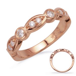 Rose Gold Diamond Band