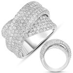 White Gold Diamond Fashion RIng