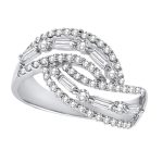 White Gold Diamond Fashion RIng