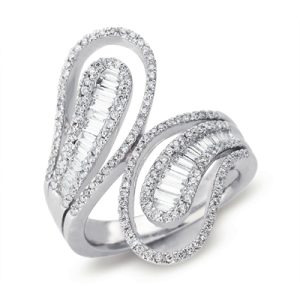 White Gold Diamond Fashion Ring