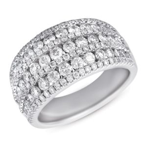 White Gold Diamond Band