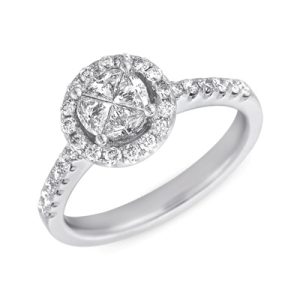 White Gold Diamond Ring