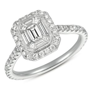 White Gold M.pave Ring