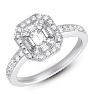 White Gold Diamond Ring