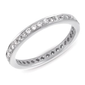 White Gold Eternity Band