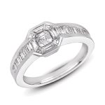 White Gold Diamond Fashion Ring