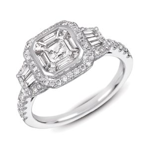 White Gold Diamond Fashion Ring
