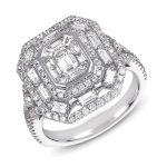White Gold Diamond Fashion Ring