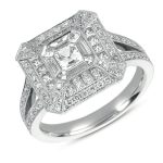 Platinum Diamond Fashion Ring