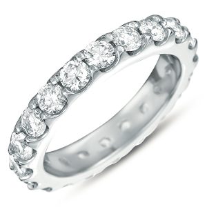 White Gold Eternity Band