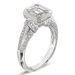White Gold M.pave Ring