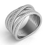 White Gold Diamond Fashion Ring