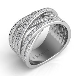White Gold Diamond Fashion Ring