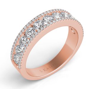 Rose Gold Diamond Band