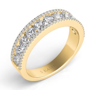 Yellow Gold Diamond Band
